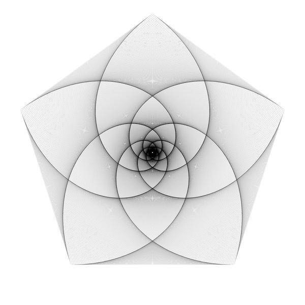 Jos Vromans | Artwork | double pursuit 5gon 800 iterations ratio 0.01