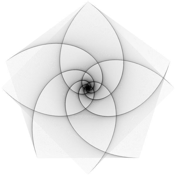 Jos Vromans | Artwork | double pursuit 4gon and 5gon ratio 0.01