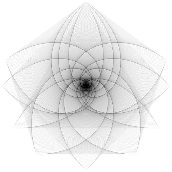 Jos Vromans | Artwork | double pursuit 3gon 4gon and 5gon ratio 0.01